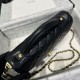 Replica Chanel 25P Flap Bag With Top Handle AS5356 Black Clone