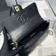 Replica Chanel 25P Flap Bag With Top Handle AS5356 Black Clone