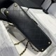 Replica Chanel 25P Flap Bag With Top Handle AS5356 Black Clone