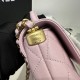 Replica Chanel 25P Flap Bag With Top Handle AS5356 Pink Clone