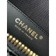 Replica Chanel 25S Hobo Handbag AS5528 Gold-Tone Metal Black Clone