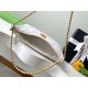 Replica Chanel 25S Hobo Handbag AS5528 Gold-Tone Metal White Clone