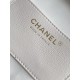 Replica Chanel 25S Hobo Handbag AS5528 Gold-Tone Metal White Clone