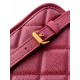 Replica Chanel 25B Clover Series Vintage Backpack AS5715 Grained Calfskin Red Clone