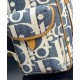 Replica Dior Hit the Road Backpack Dior Oblique denim jacquard Blue Clone Replica Dior Hit the Road Backpack Dior Oblique denim jacquard Blue Clone