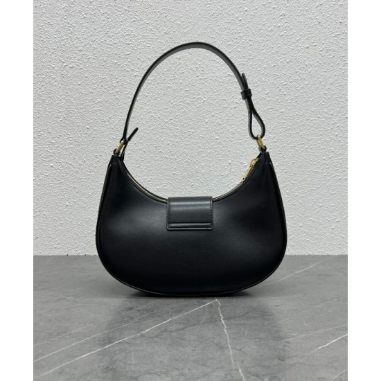 Replica Celine Ava Triomphe Half Moon Shoulder Bag Black Clone Replica Celine Ava Triomphe Half Moon Shoulder Bag Black Clone