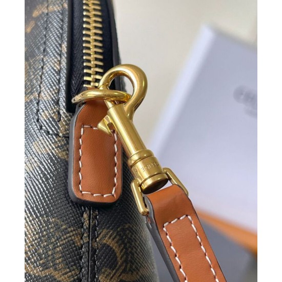 Replica Celine Teen Honorine Handbag Dark Coffee Clone