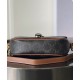 Replica Celine Folcd Shoulder Bag Dark Coffee Clone