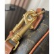 Replica Celine Folcd Shoulder Bag Dark Coffee Clone
