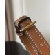 Replica Celine Folcd Shoulder Bag Dark Coffee Clone