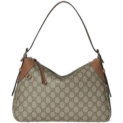 Replica Gucci GG Emblem series medium shoulder bag 815216 Brown Clone