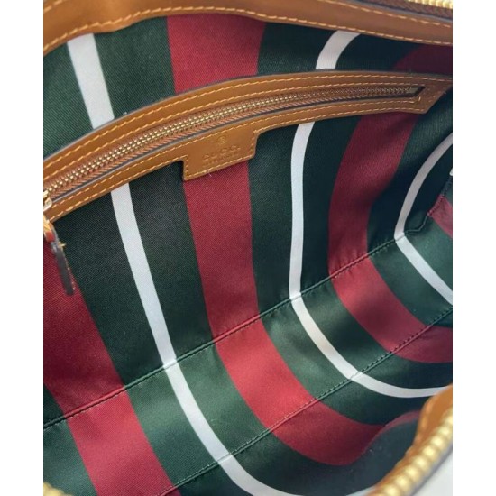 Replica Gucci GG Emblem series medium shoulder bag 815216 Brown Clone Replica Gucci GG Emblem series medium shoulder bag 815216 Brown Clone