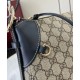 Replica Gucci GG Emblem series medium shoulder bag 815216 Black Clone Replica Gucci GG Emblem series medium shoulder bag 815216 Black Clone