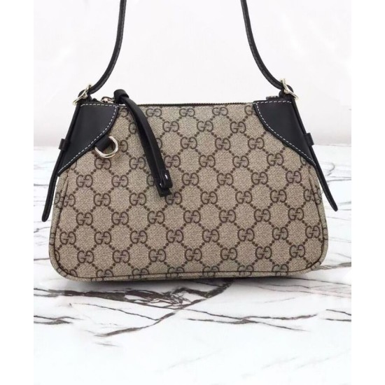 Replica Gucci GG Emblem Small Shoulder Bag 815218 Brown Clone Replica Gucci GG Emblem Small Shoulder Bag 815218 Brown Clone