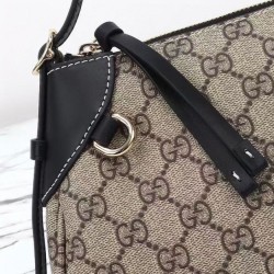 Replica Gucci GG Emblem Small Shoulder Bag 815218 Brown Clone