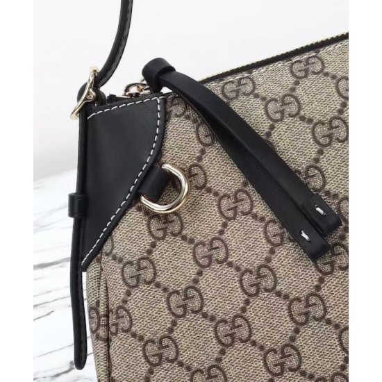 Replica Gucci GG Emblem Small Shoulder Bag 815218 Brown Clone Replica Gucci GG Emblem Small Shoulder Bag 815218 Brown Clone