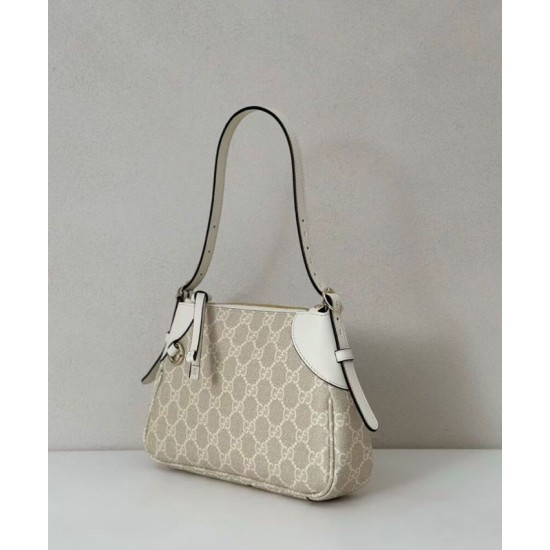 Replica Gucci GG Emblem Small Shoulder Bag 815218 Cream Clone Replica Gucci GG Emblem Small Shoulder Bag 815218 Cream Clone
