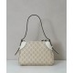 Replica Gucci GG Emblem Small Shoulder Bag 815218 Cream Clone Replica Gucci GG Emblem Small Shoulder Bag 815218 Cream Clone
