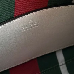 Replica Gucci GG Emblem Small Shoulder Bag 815218 Cream Clone