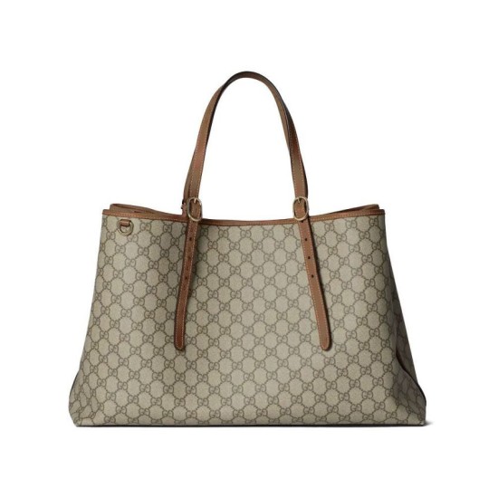 Replica Gucci GG Emblem Series Oversized Tote Bag 815212 Coffee Clone Replica Gucci GG Emblem Series Oversized Tote Bag 815212 Coffee Clone