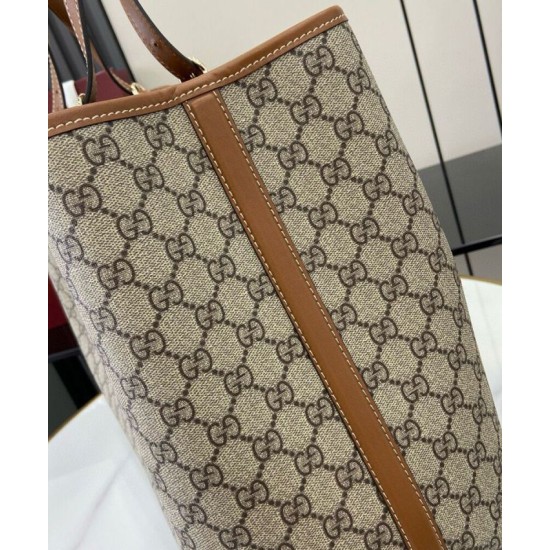 Replica Gucci GG Emblem Series Oversized Tote Bag 815212 Coffee Clone Replica Gucci GG Emblem Series Oversized Tote Bag 815212 Coffee Clone