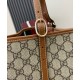 Replica Gucci GG Emblem Series Oversized Tote Bag 815212 Coffee Clone Replica Gucci GG Emblem Series Oversized Tote Bag 815212 Coffee Clone