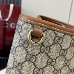 Replica Gucci GG Emblem Series Oversized Tote Bag 815212 Coffee Clone