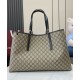 Replica Gucci GG Emblem Series Oversized Tote Bag 815212 Black Clone Replica Gucci GG Emblem Series Oversized Tote Bag 815212 Black Clone