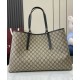 Replica Gucci GG Emblem Series Oversized Tote Bag 815212 Black Clone Replica Gucci GG Emblem Series Oversized Tote Bag 815212 Black Clone