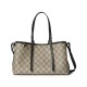 Replica Gucci GG Emblem Small Tote Bag 815214 Black Clone Replica Gucci GG Emblem Small Tote Bag 815214 Black Clone