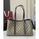 Replica Gucci GG Emblem Small Tote Bag 815214 Black Clone Replica Gucci GG Emblem Small Tote Bag 815214 Black Clone