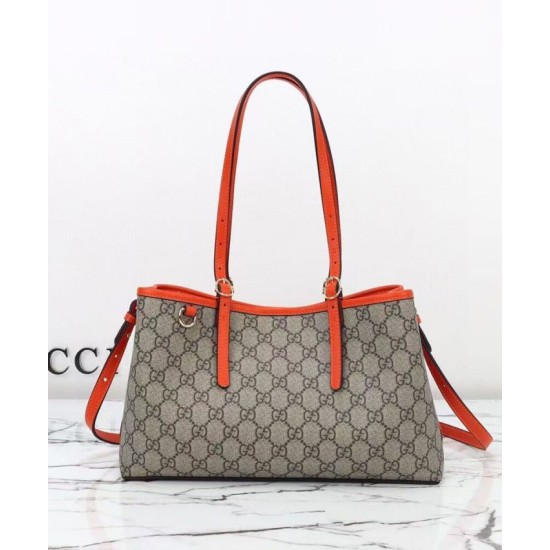 Replica Gucci GG Emblem Small Tote Bag 815214 Orange Clone Replica Gucci GG Emblem Small Tote Bag 815214 Orange Clone