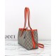 Replica Gucci GG Emblem Small Tote Bag 815214 Orange Clone Replica Gucci GG Emblem Small Tote Bag 815214 Orange Clone