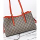 Replica Gucci GG Emblem Small Tote Bag 815214 Orange Clone Replica Gucci GG Emblem Small Tote Bag 815214 Orange Clone