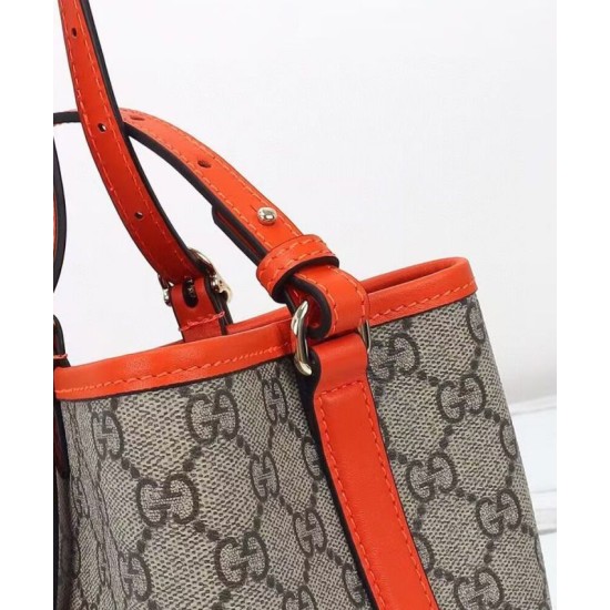Replica Gucci GG Emblem Small Tote Bag 815214 Orange Clone Replica Gucci GG Emblem Small Tote Bag 815214 Orange Clone