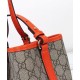 Replica Gucci GG Emblem Small Tote Bag 815214 Orange Clone Replica Gucci GG Emblem Small Tote Bag 815214 Orange Clone