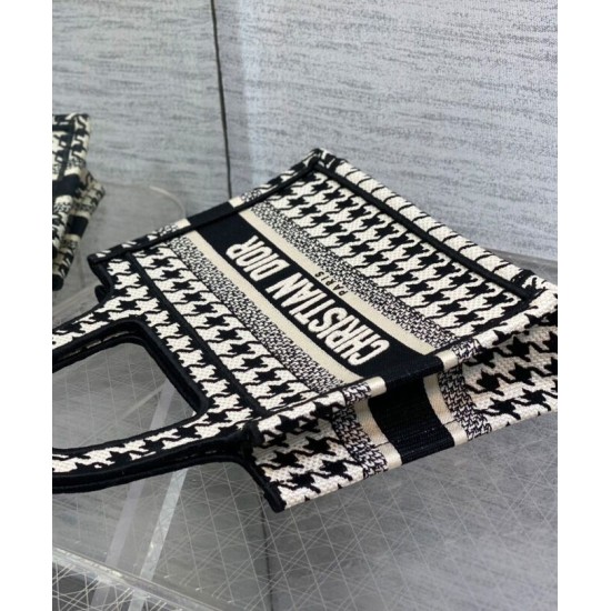 Replica Christian Dior Mini Dior Book Tote Black Fake Christian Dior Mini Dior Book Tote Black Replica
