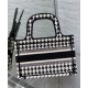 Replica Christian Dior Mini Dior Book Tote Black Fake Christian Dior Mini Dior Book Tote Black Replica