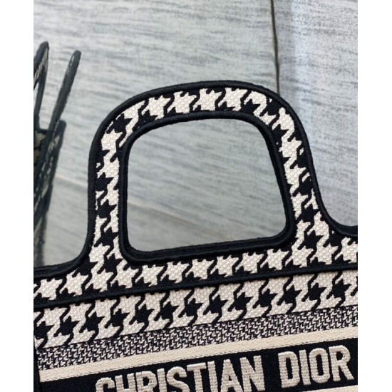 Replica Christian Dior Mini Dior Book Tote Black Fake Christian Dior Mini Dior Book Tote Black Replica