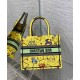 Replica Christian Dior Small Dior Book Tote Yellow Replica Christian Dior Small Dior Book Tote Yellow