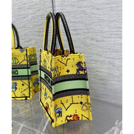 Replica Christian Dior Small Dior Book Tote Yellow Replica Christian Dior Small Dior Book Tote Yellow