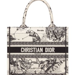 Fake Christian Dior Small Dior Book Tote Cream Replica