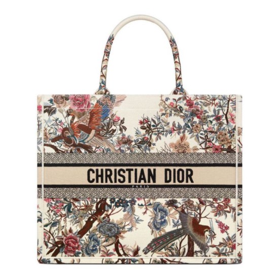 Replica Christian Dior Large Dior Book Tote Cream Fake Christian Dior Large Dior Book Tote Cream Replica