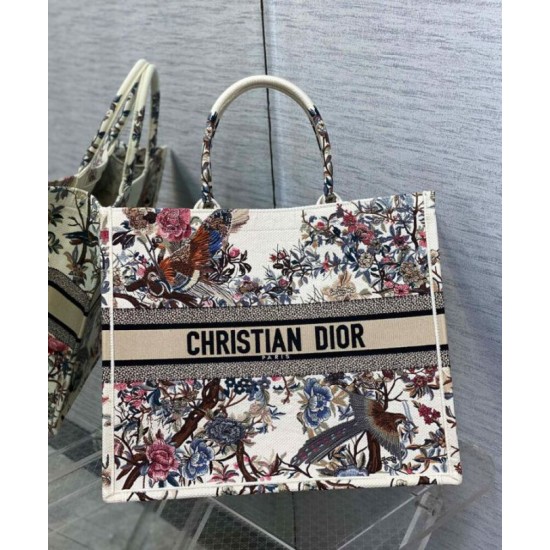 Replica Christian Dior Large Dior Book Tote Cream Fake Christian Dior Large Dior Book Tote Cream Replica