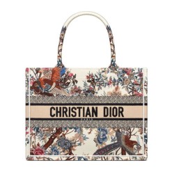 Replica Christian Dior Medium Dior Book Tote Cream