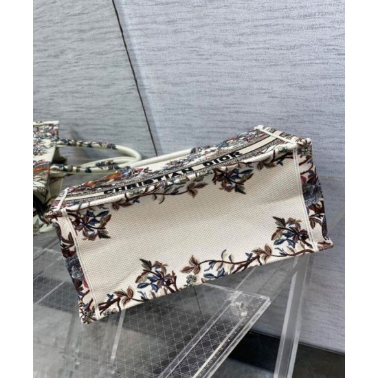 Fake Christian Dior Medium Dior Book Tote Cream Replica Replica Christian Dior Medium Dior Book Tote Cream