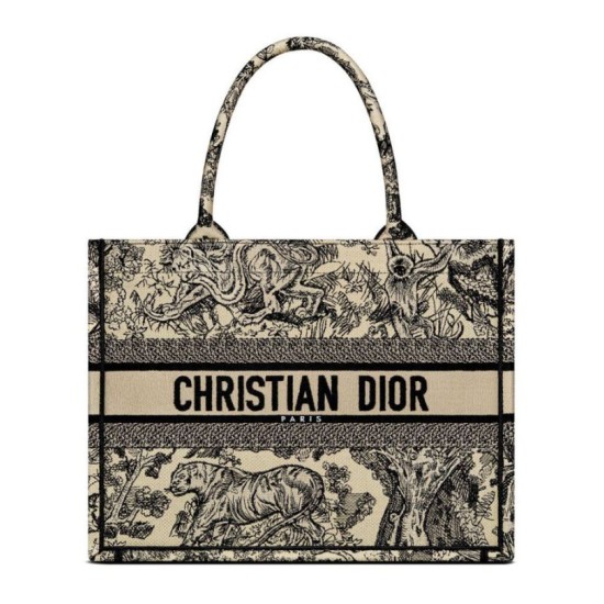 Fake Christian Dior Medium Dior Book Tote Cream Replica Replica Christian Dior Medium Dior Book Tote Cream