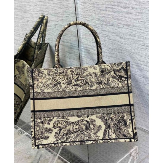 Fake Christian Dior Medium Dior Book Tote Cream Replica Replica Christian Dior Medium Dior Book Tote Cream