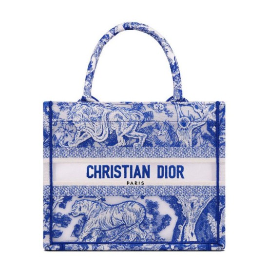 Fake Christian Dior Small Dior Book Tote Blue Replica Fake Christian Dior Small Dior Book Tote Blue Replica