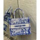 Fake Christian Dior Small Dior Book Tote Blue Replica Fake Christian Dior Small Dior Book Tote Blue Replica